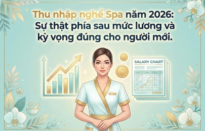 Thu nhập nghề Spa năm 2026: Sự thật phía sau mức lương và kỳ vọng đúng cho người mới