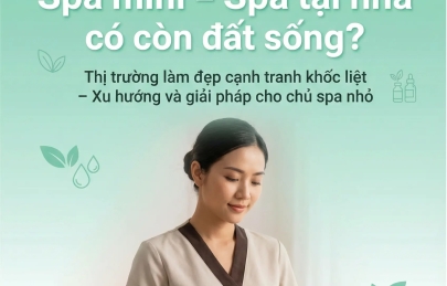 Spa mini – spa tại nhà có còn đất sống trong giai đoạn thị trường làm đẹp cạnh tranh khốc liệt?